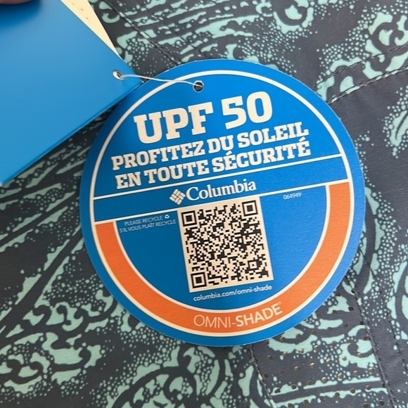 NWT Columbia Drainmaker Swim Board Shorts Aqua Windy Waters Print size 6 - Picture 6 of 16